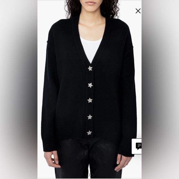 Mirka Bijoux Cashmere Cardigan
Zadig & Voltaire. Retails for $548.
NWOT. - Picture 1 of 5